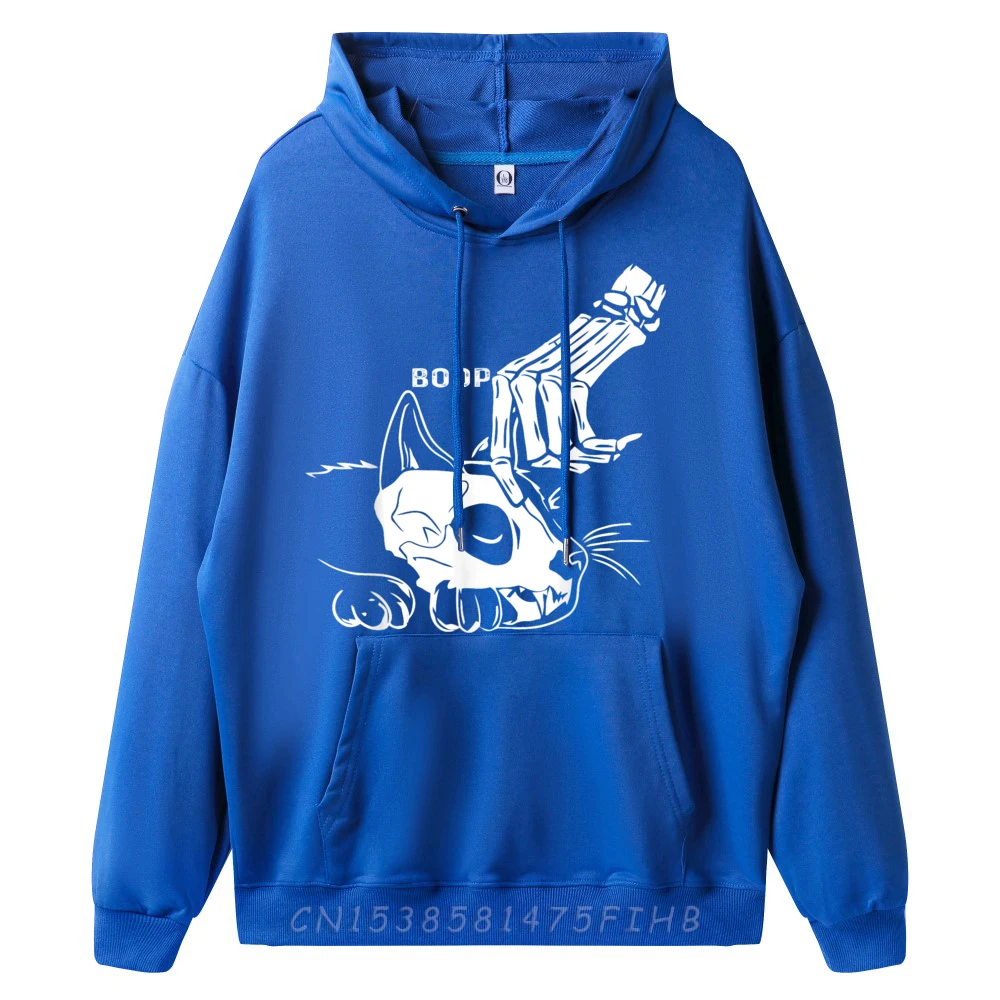 Graphic Hoodies Family O Neck Boop Men Hoodies Vintage Printed Long Sleeve Casual Sweatshirt Cat Lover Gift