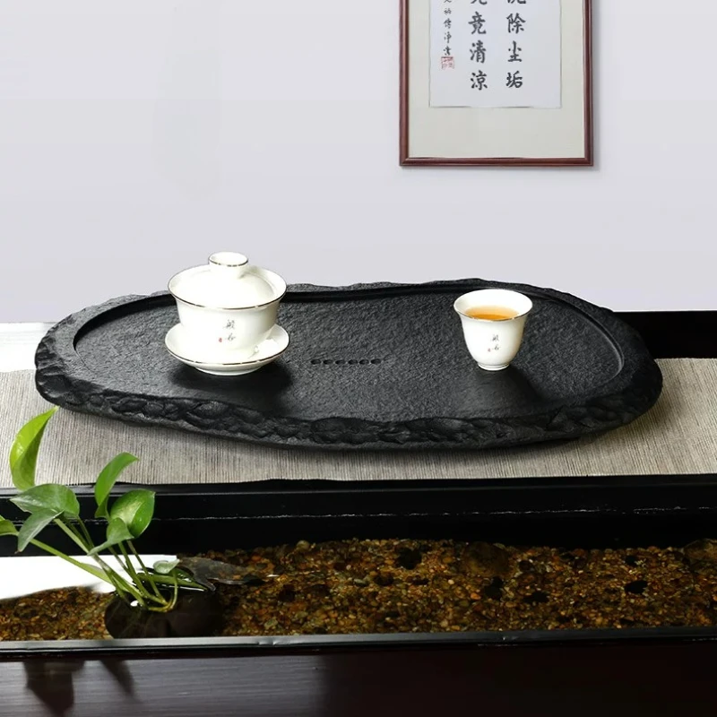 ^Luxury Irregular Tea Tray Serving Decorative Decorative Table Ceremony Valet Tea Tray Hospitality Vintage Plateau Home Products
