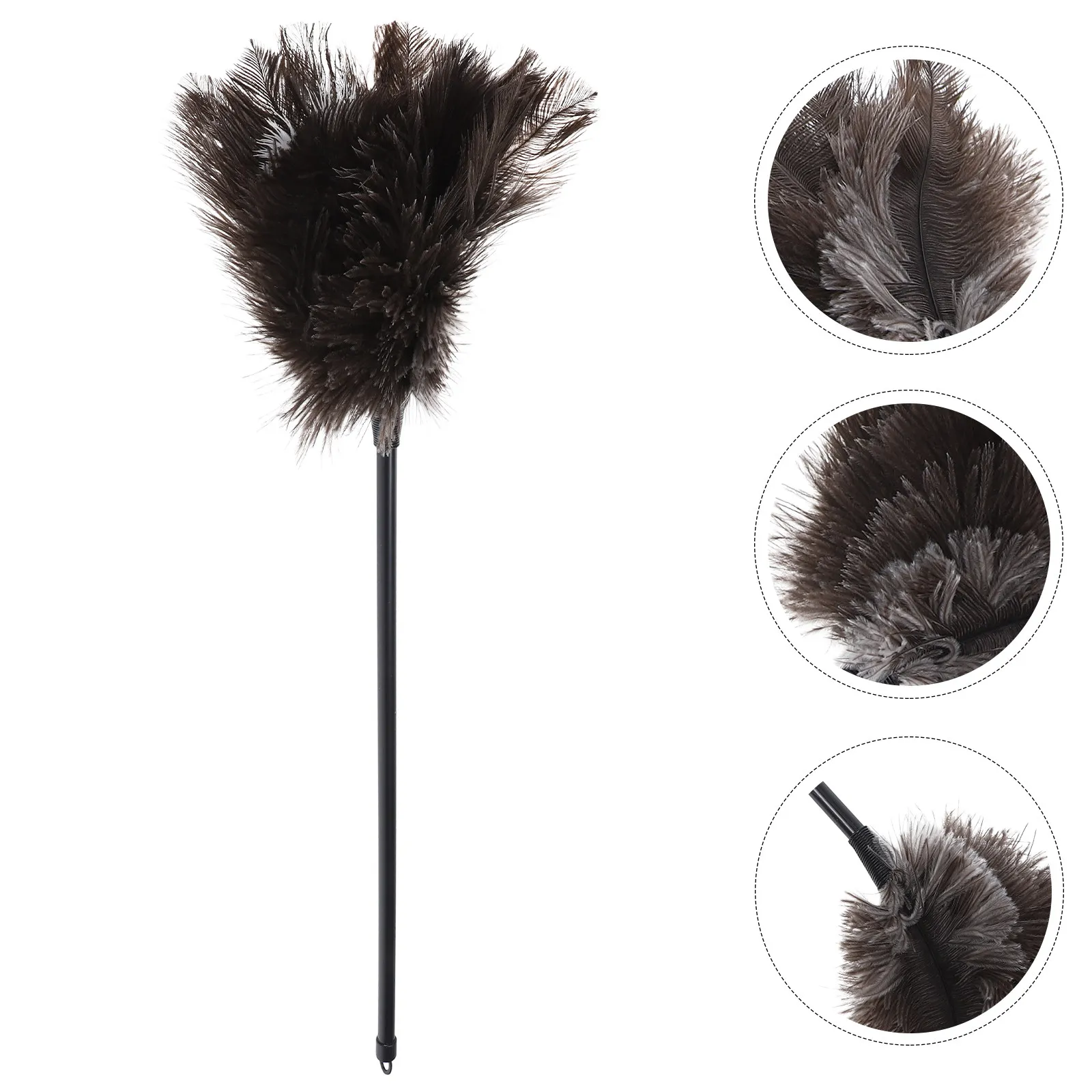 

Многоразовая моющаяся щетка для уборки с длинной ручкой для дома, офиса, автомобиля, потолочных вентиляторов и углов, антистатический пылеудалитель