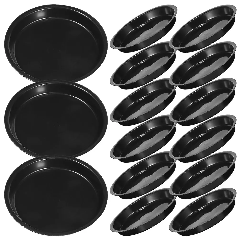 16Pcs Round Plastic Plant Pot Saucers Sturdy Flower Pot Trays Indoor Outdoor Planter Water Catcher Trays Plant Tray