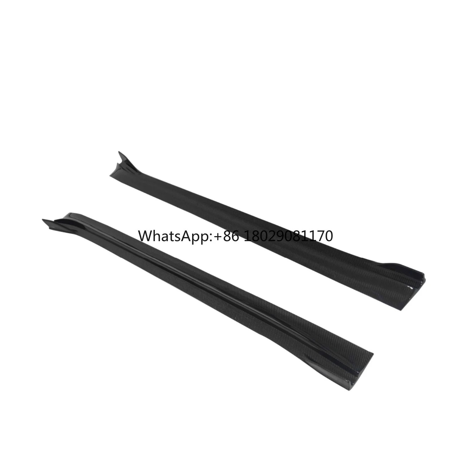 Hot selling car Model Y carbon fiber side skirt suitable for Tesla Model Y TK style carbon fiber side skirt