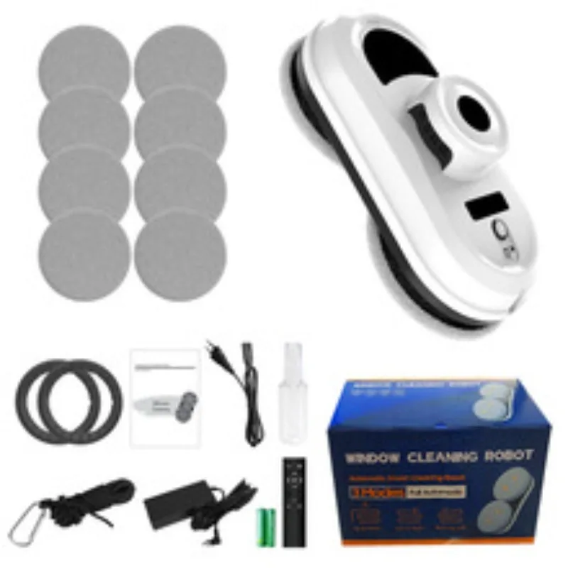 

2025 new EU/US/KR/ UK/AU Home intelligent 5600 PaHigh Suction Electric Window Cleaners robot automatic remote control