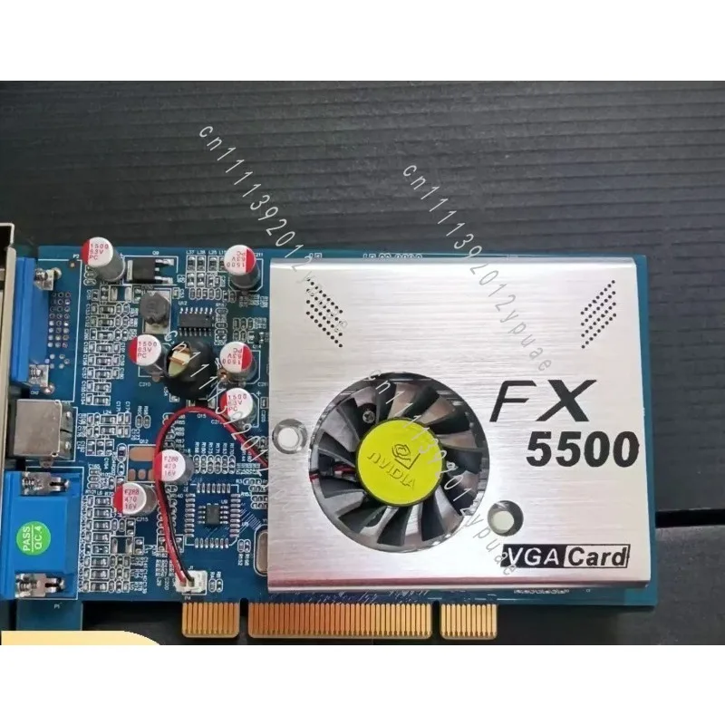 FX5500 PCI Industrial Graphics Card, Desktop Expansion Video Card for Industrial Equipment Display