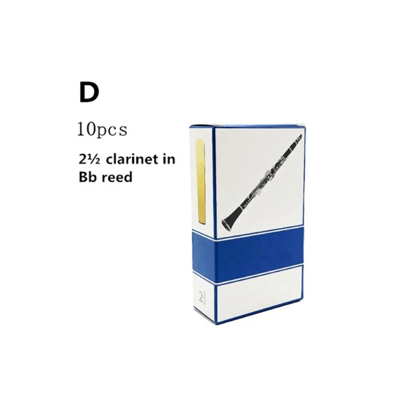 Q39E Premium Saxophone Sax Reeds Strength 2.5 Instrument,10 Pcs/set