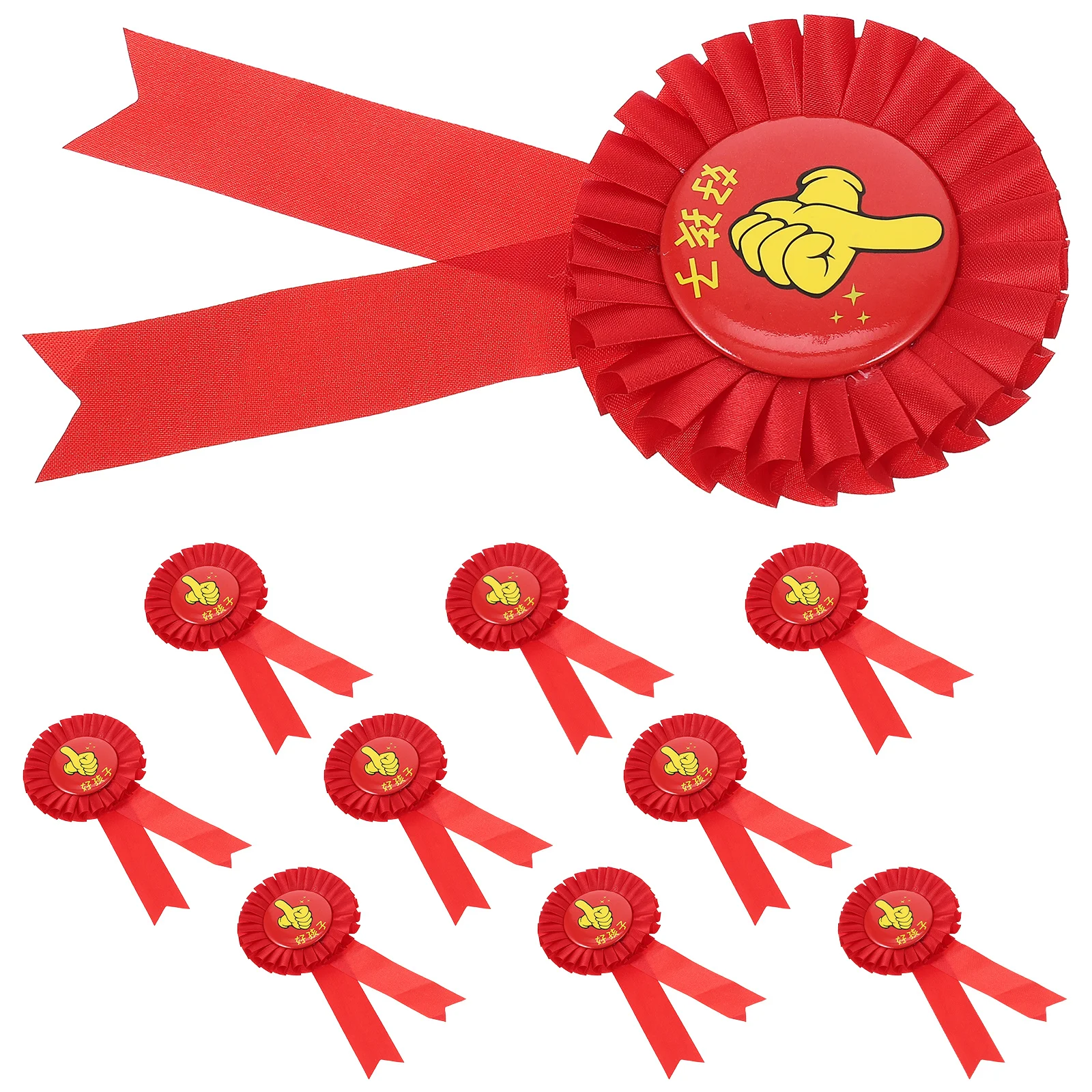 

10Pcs Kids Reward Badges Medal Brooches School Award Pins Students Motivation Gifts Award Badges Clothes Pin