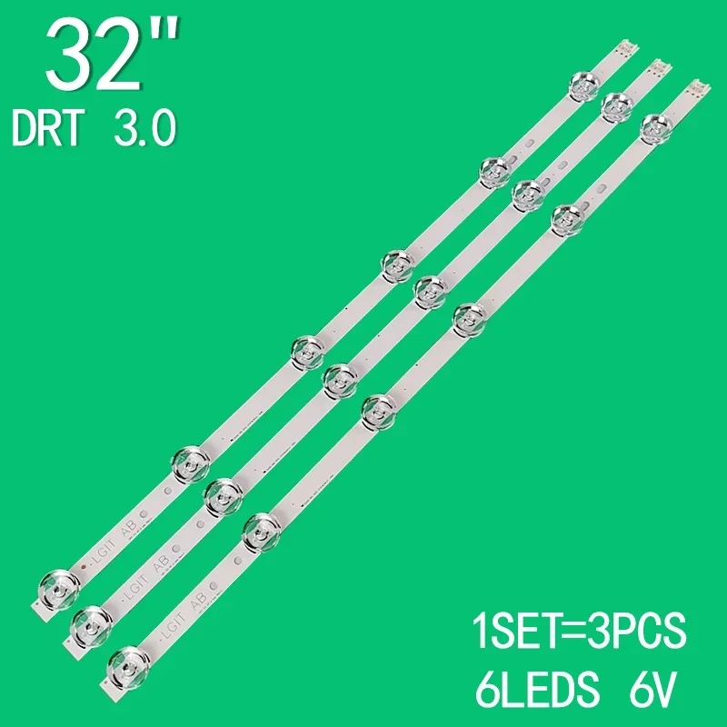 

3/9PCS New TV Backlight led strip for LIG 32LB560b 32LB580b 32LB5600 32LB550b 32LB530b 32LB580 DRT 3.0 32"_A type Rev0.2