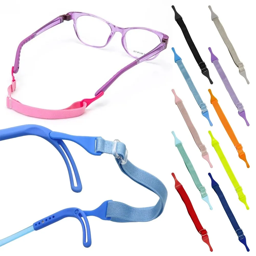 Durable Removable Eyeglasses Straps Anti-Slip Adjustable Sunglasses Chains Hanging Cord Elastic Neck Cord Outside Casual