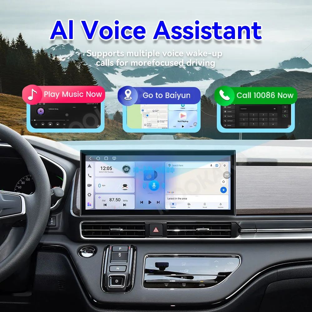 15.8 In Qualcomm Android 15 Radio For Honda Odyssey Basic 2022 GPS Multimedia Player Navigation Car Stereo Receiver Head Unit