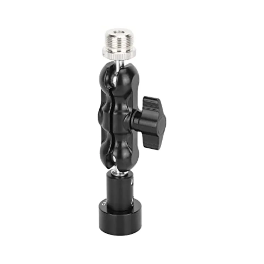 

CAMVATE Mini Ball Mount Microphone Clamp with 5 827 Male and Female Adapter 3303