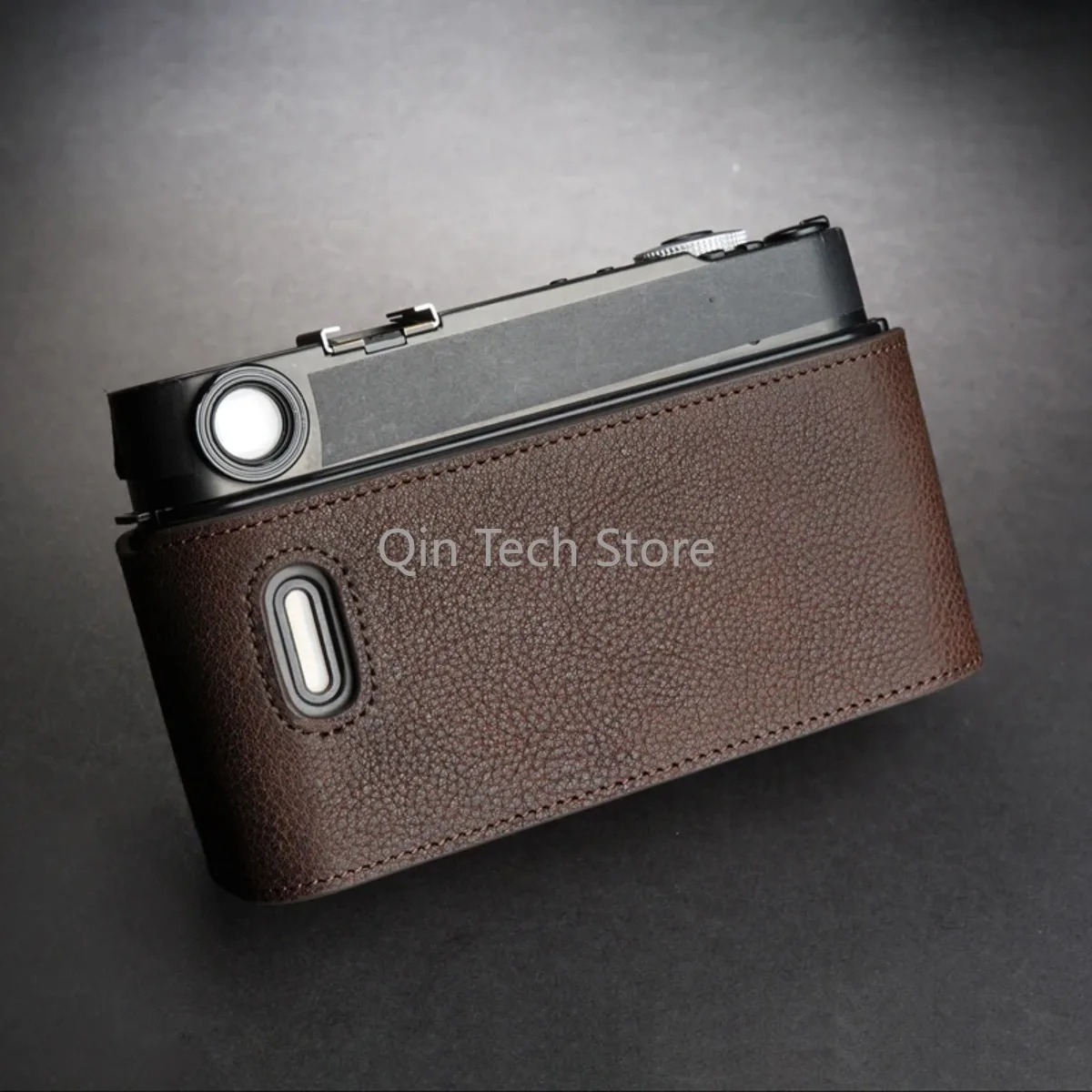 Echt leer koeienhuid cameratas Body Half Case voor Konica Hexar AF beschermhoes Shell Handwerk fotografieaccessoires
