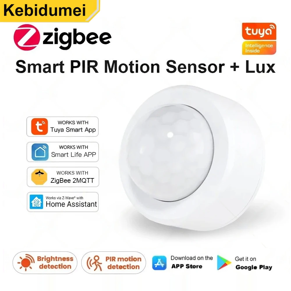 Zigbee 3.0 Smart Pir Motion Sensor Movement Human Body Infrared Detector Security Alarm Sensor for Tuya Smart Life App
