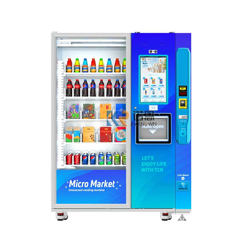 2025 New Arrived Vending Machines Snack And Drinks Elevator Food And Drink Vending Machine With Robotic Arm