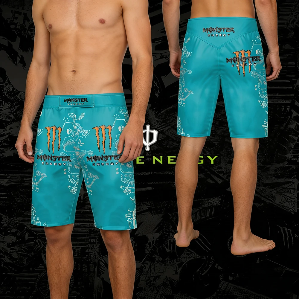 

Monster Energy Ultra Fiesta Mango New Outdoor Sports Quick Drying Functional Sports Shorts for Men's Fashionable Street Pants