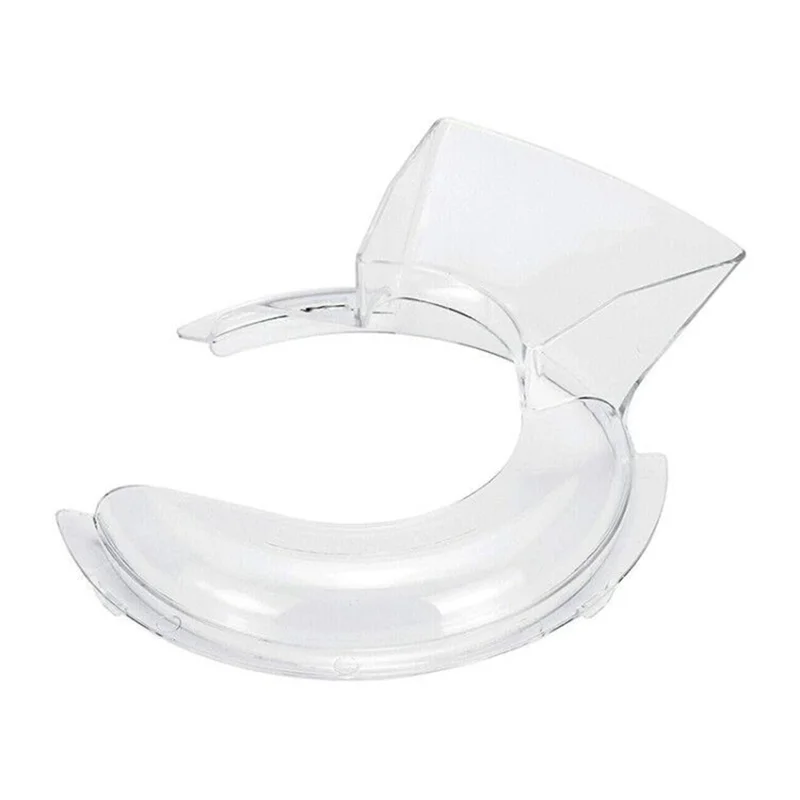 

A01V-For Kitchenaid 4.5-5QT Tilt Head Stand Mixer Pastry Beater & Secure Fit Pouring Shield Attachment Stainless Flat Beater, Du