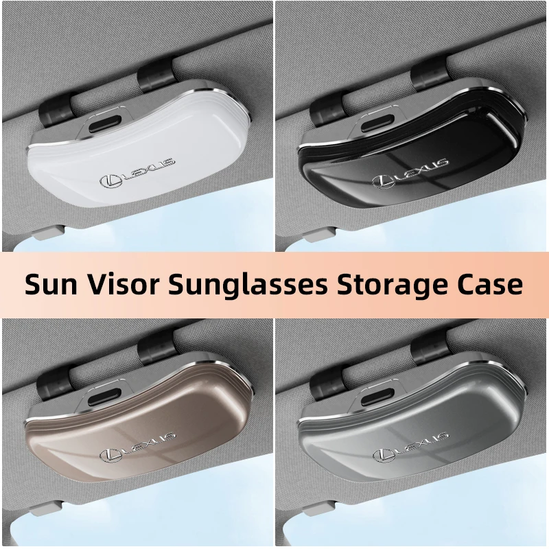 شعار السيارة الشمس قناع نظارات حافظة النظارات الشمسية تخزين هدية صندوق لكزس RX300 IS200 IS250 ES350 Ct200h UX250h NX300h RX350 UX LS