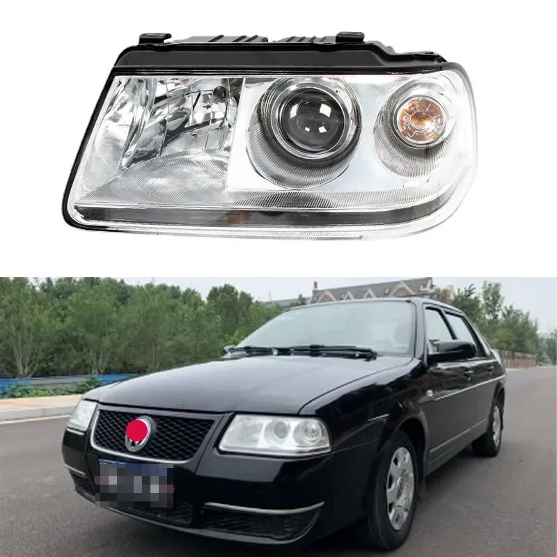 Car halogen headlights for Volkswagen Santana 3000 headlight assembly 2004-2011 headlight transparent lampshade accessories