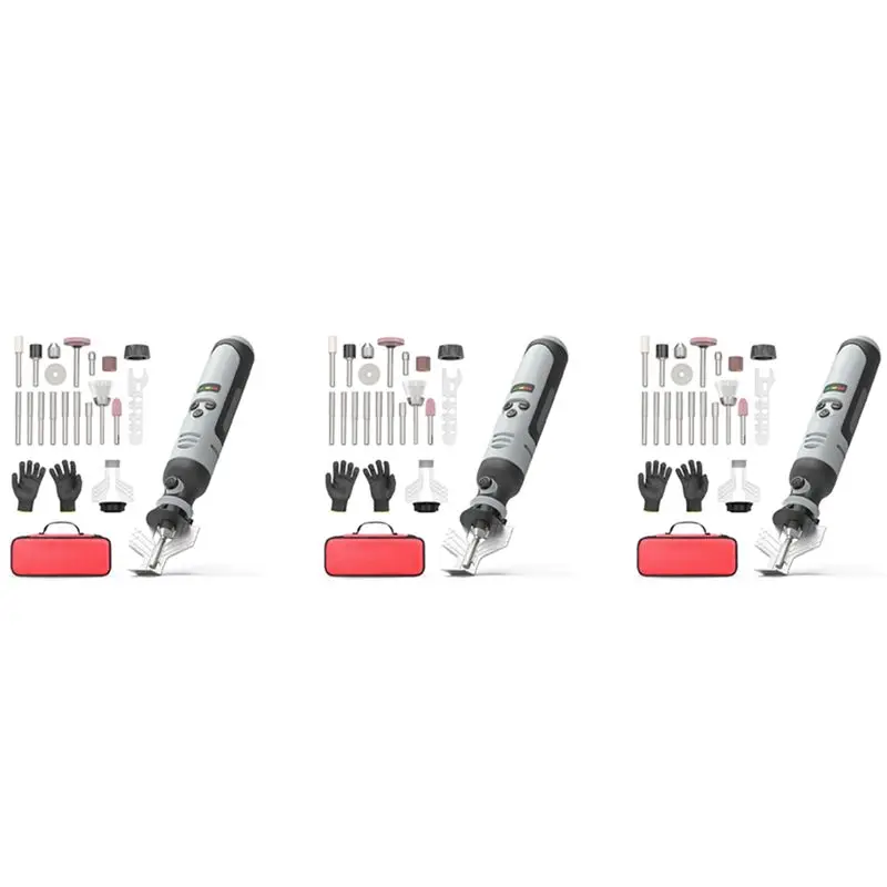 AT05-3X Cordless Chainsaw Sharpener, Electric Handheld Chainsaw Sharpening Kit, High Speed Chainsaw Sharpening Tool