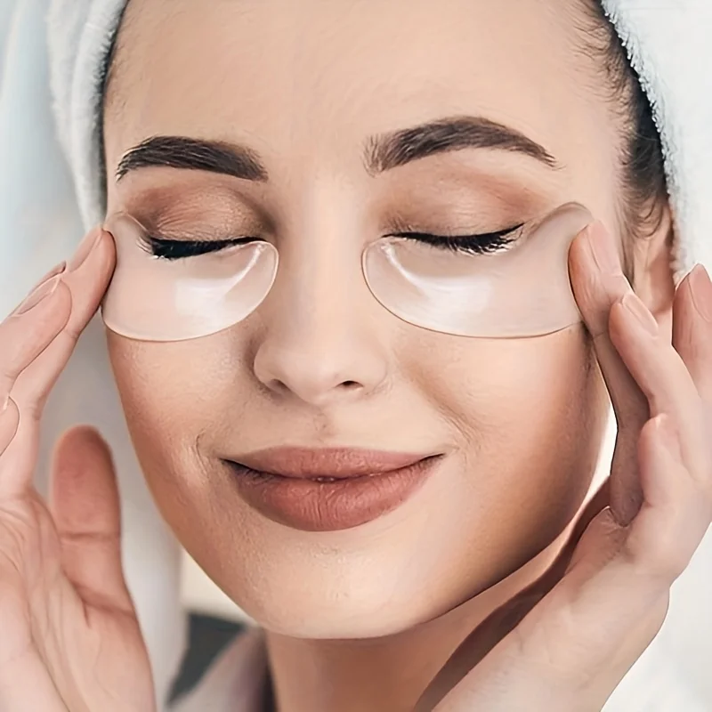 Wiederverwendbare Augenmasken für Glatte Haut Klebende Schönheits-Gesichtspflege-Tools Ideal für Schlaf-Hautpflegeroutinen Parfümfreie Hautpflege-Pads