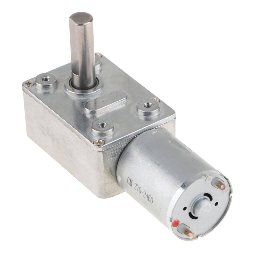

High Torque DC Motor Adjustable Worm Gearbox Mini Electric Motor for Smart Home Appliances and Office Devices