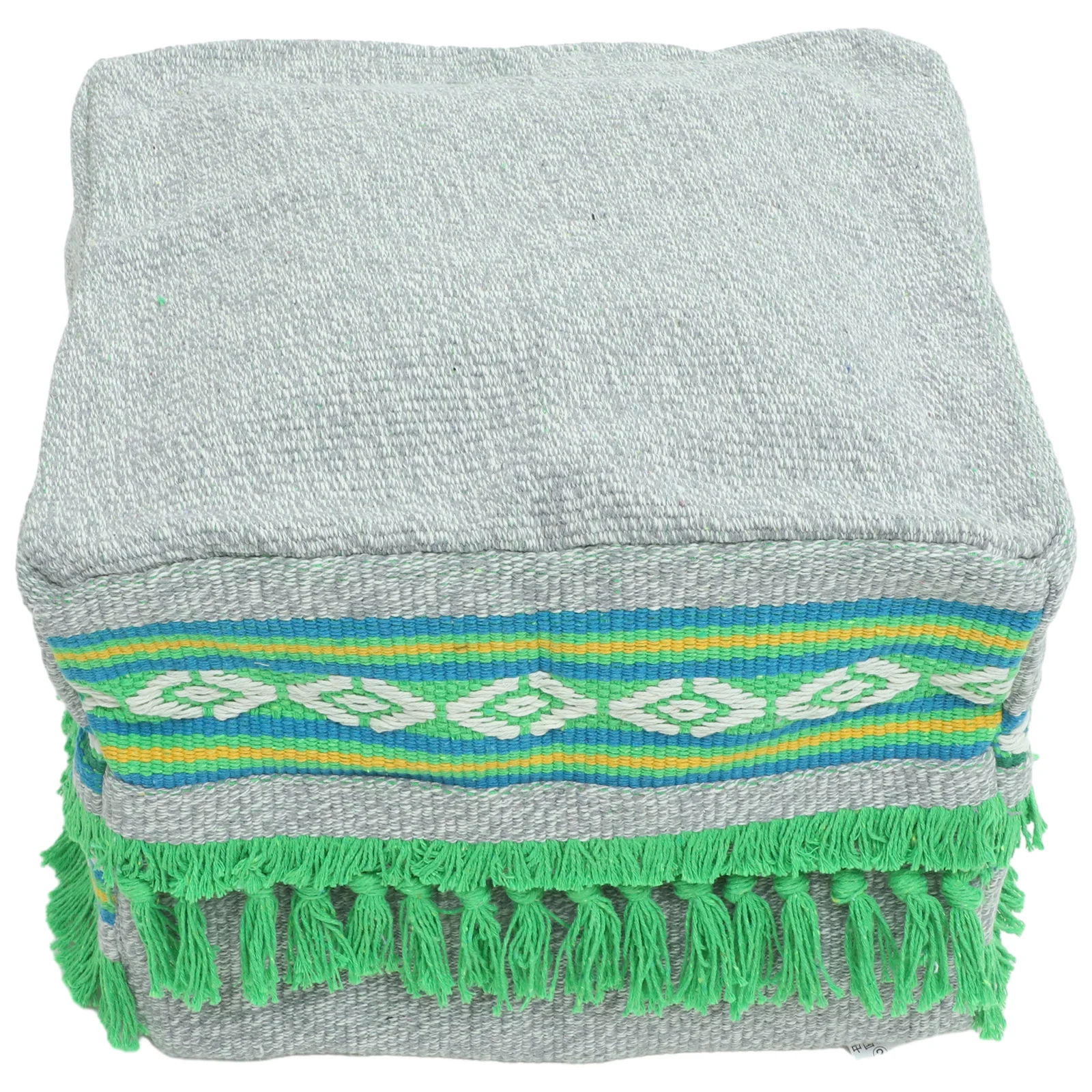 

Convenient Folding Ottoman with Detachable Washable Cover Cotton Linen Footrest Stool for Home Hotel Bedroom Living Room Storage