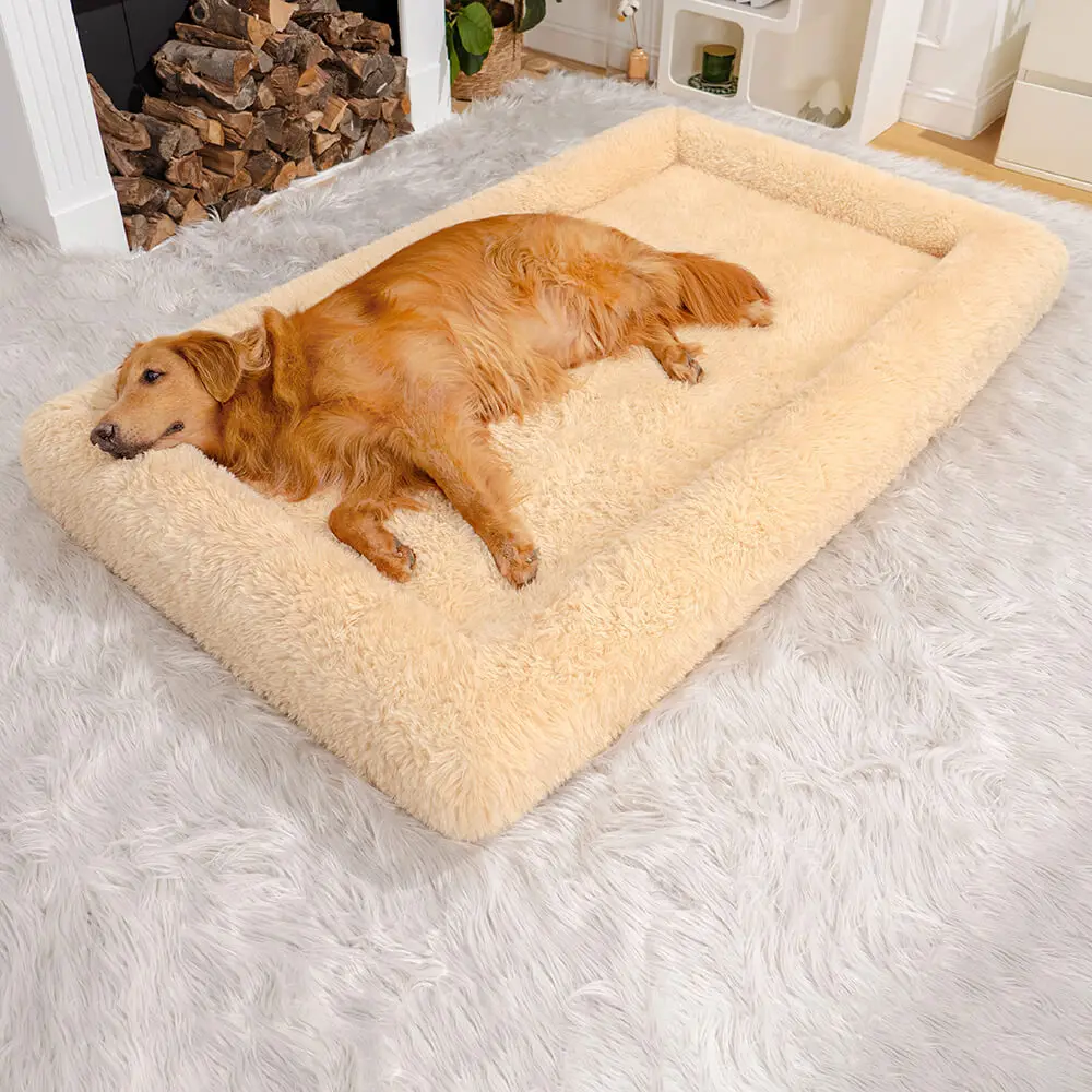 Ultimate Cozy Plush Extra Large Sleep Deeper  Bed Human Size Dog Bed For Adults Large Pet Dogs
