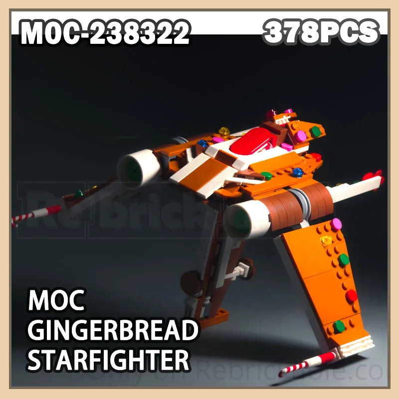 

Космические MOC-238322 Строительные блоки Пряники Космическая война Серия Горячий фильм Рождество Креативная кирпичная модель Развивающие игрушки Аксессуары