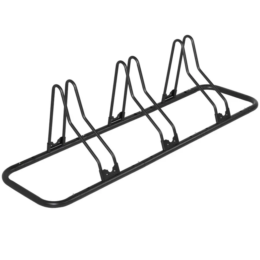

Bicycle Floor Parking Rack Stand for Mountain MTB Road Bike Indoor Home Garage Storage Upgraded 3 Bikes