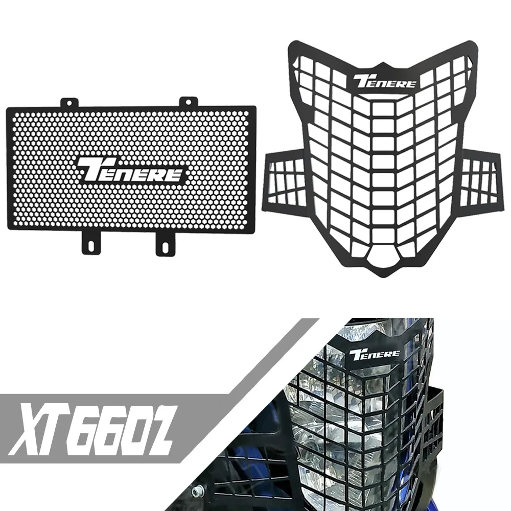 

FOR YAMAHA XT660Z SUPER TENERE XT 660 Z Tenere 2008-2016 Motorcycle Radiator Grille Guard Cover Protector Headlight Grill Guards