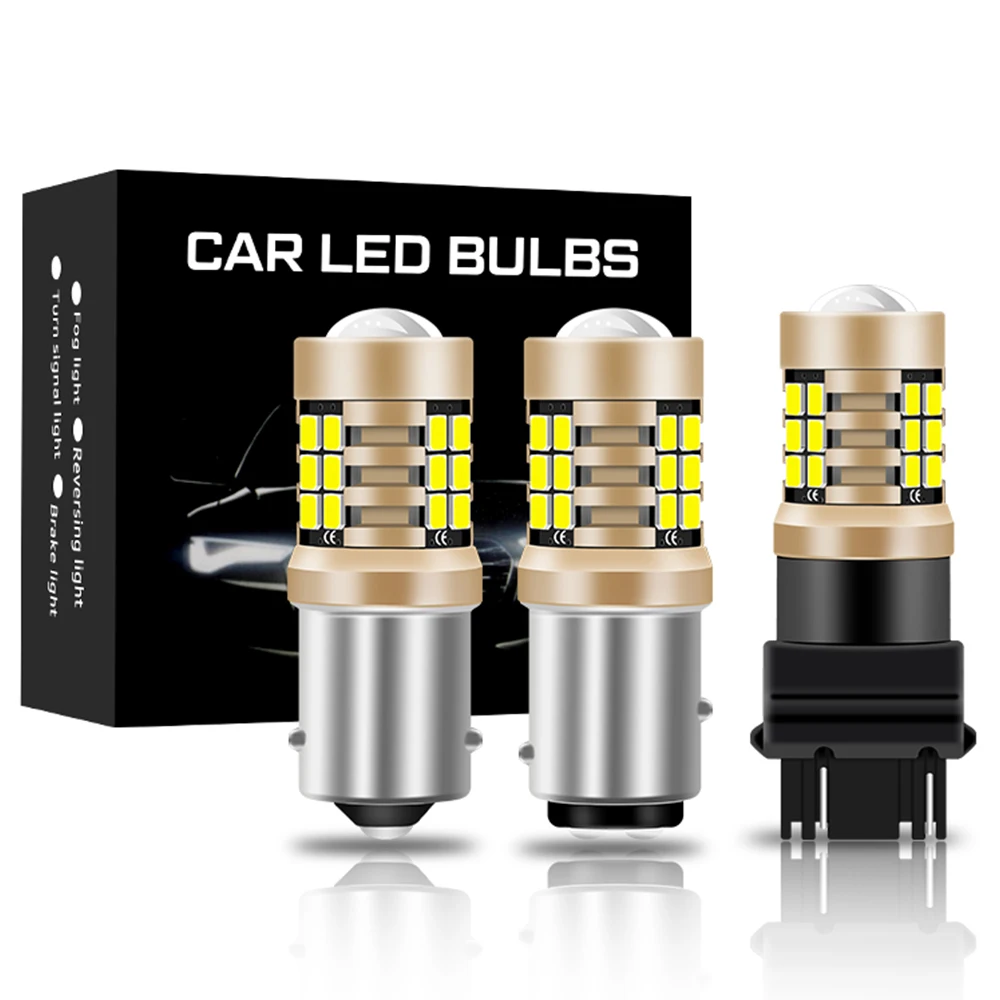 

2X T20 LED W21/5W 7443 W21W 7440 PY21W P21W Led T15 W16W BA15S BAU15S Car LED Bulb P21/5W Turn Signal Light 1156 3157 P27W Lamp