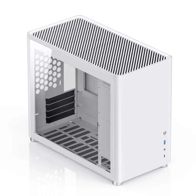

Upgrade D30 Computer Desktop Aluminum Panel Case Glass Side Transparent MATX Mini Desktop
