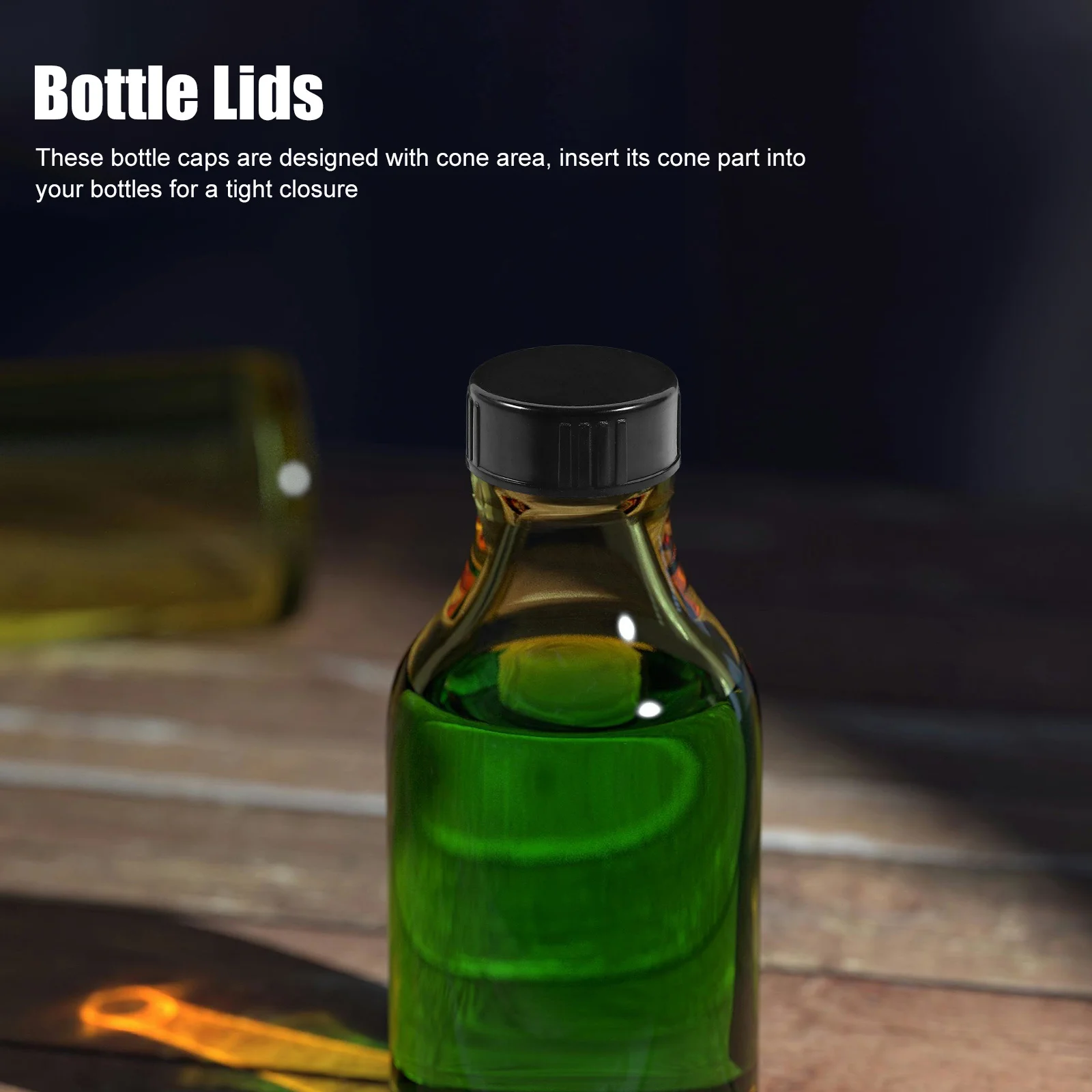 

4Pcs Screw Caps Plastic Bottle Lids Leakproof Airtight Round Screw Caps for Wine Jug Brewing Bottle Lids