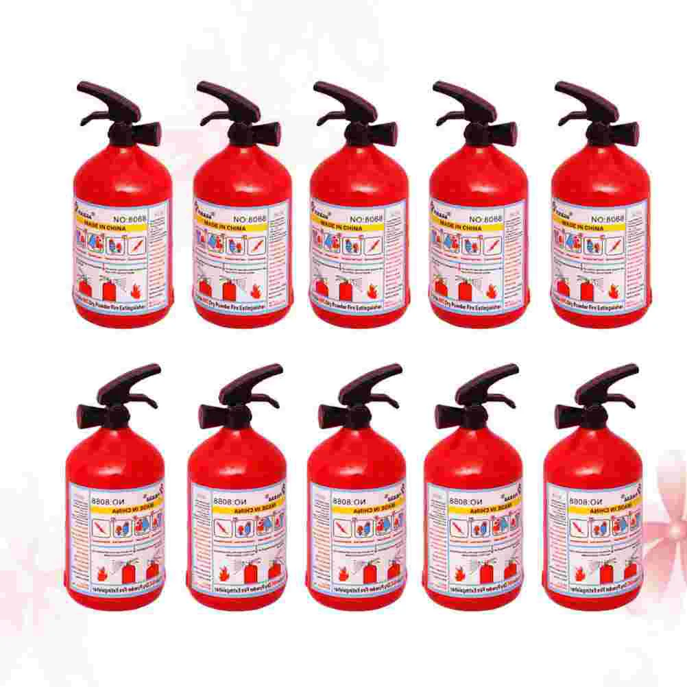 10 Pcs Creative Sharpener Fire Extinguisher Pencil Graffiti Funny Students Child