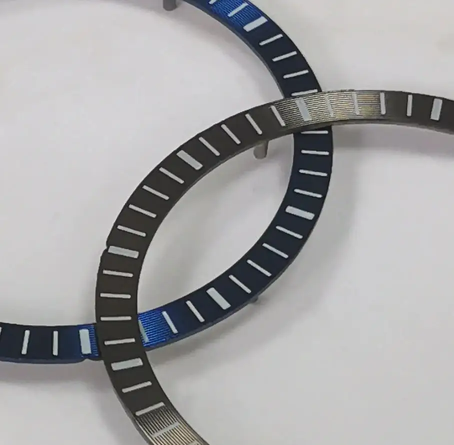 Watch part – Rehaut ring, outer diameter 28.5mm, inner diameter 24.5mm, fits Japanese NH70 movement.
