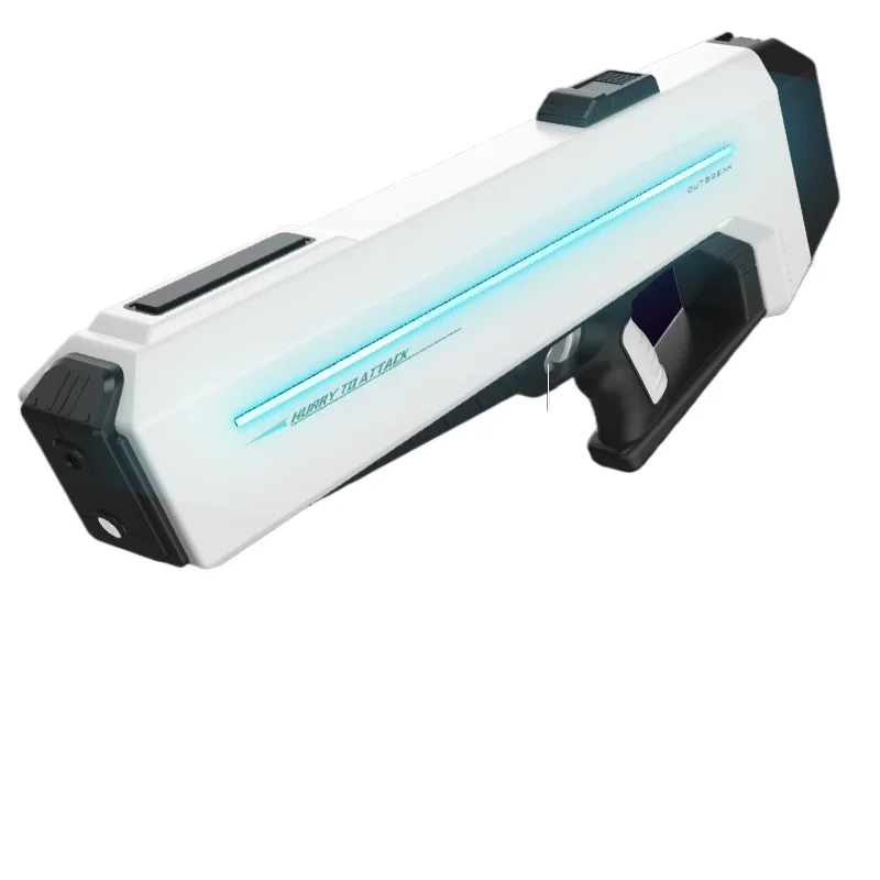 Grote Capaciteit Elektrisch Waterpistool Automatisch Met Led Spray Blaster Schieten Waterpistool Pistool Zomer Zwembad Buitenspeelgoed Voor Kinderen Jongen