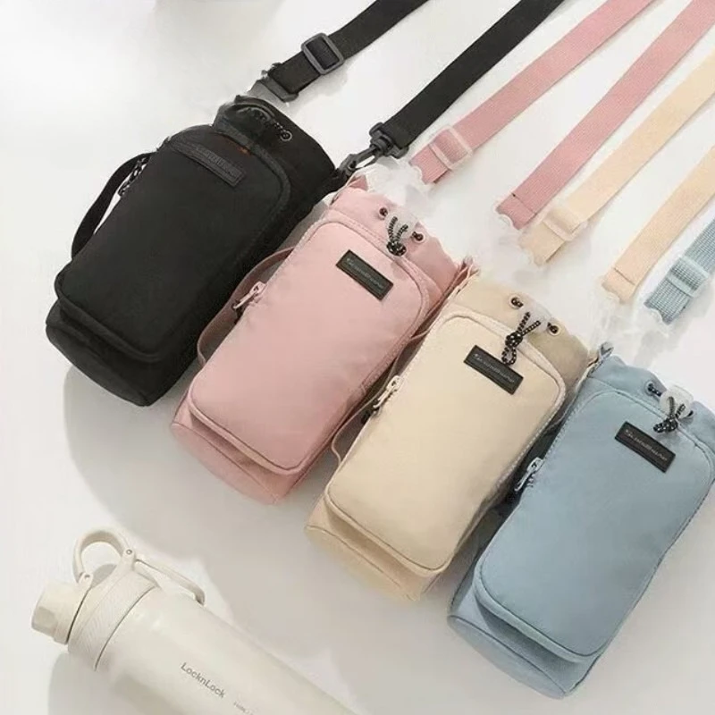Premium Simple Water Cup Pocket Portable Water Bottle Bag Travel Back Mobile Phone Water Cup Protective Cover Universal Cover
