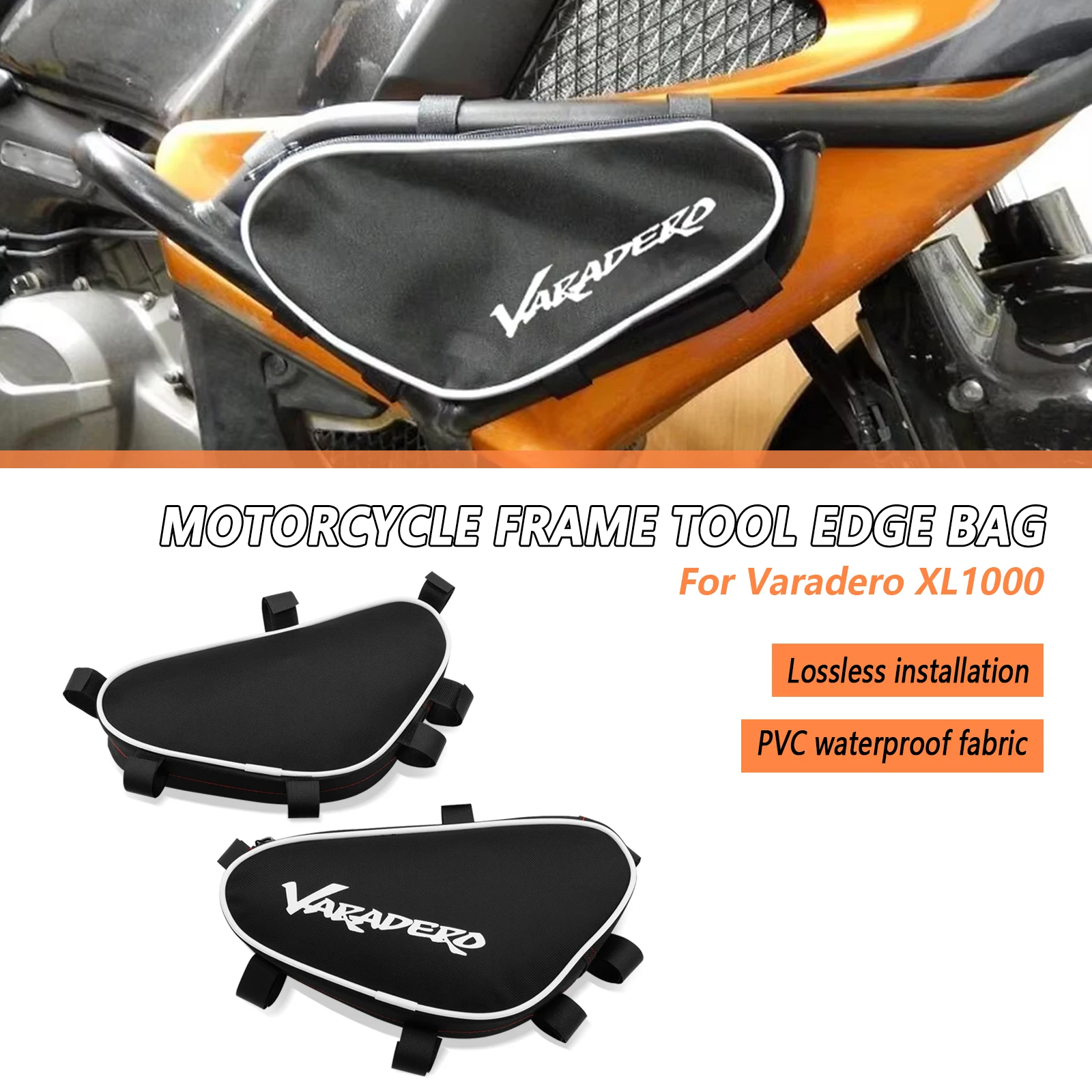 For VARADERO XL1000 XL 1000 Frame Package Toolbox Waterproof Bag Repair Tool Placement Bag Motorcycle Accessories