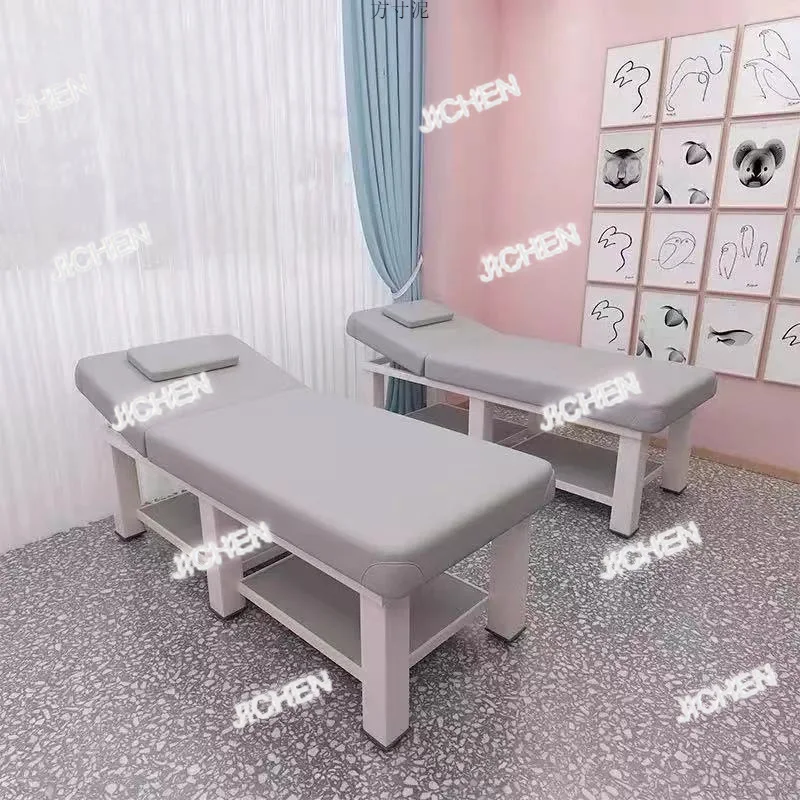سرير تدليك التجميل، العلاج الطبيعي للطب التقليدي القابل للطي المنزلي، الكى، التطريز النمط، قطف الرموش، سرير الأذن #3