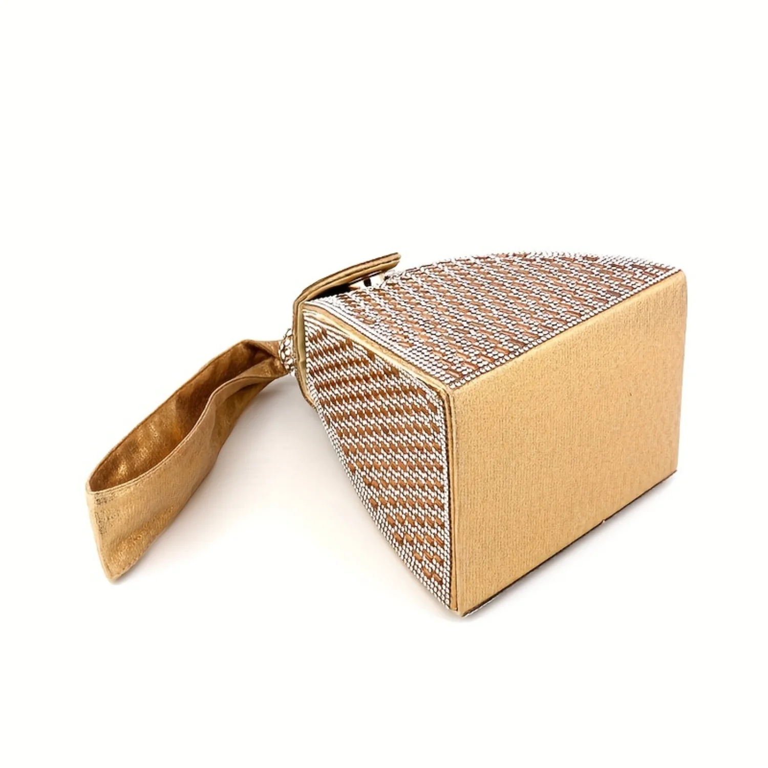 Triangle Shaped Evening Bag, Sparkly Acrylic Clutch Purse, Women's Wedding Handbag For Dinner Party Prom - Perfect for Carnival