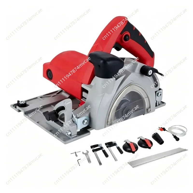 1400W Track Saw Handheld Electric Circular Plunge 125Mm Blade With Guide Rail Marble Tile Cutting Machine