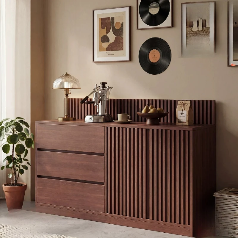 LTT antique dining side cabinet, living room, household integrated tea cabinet against the wall, storage cabinet