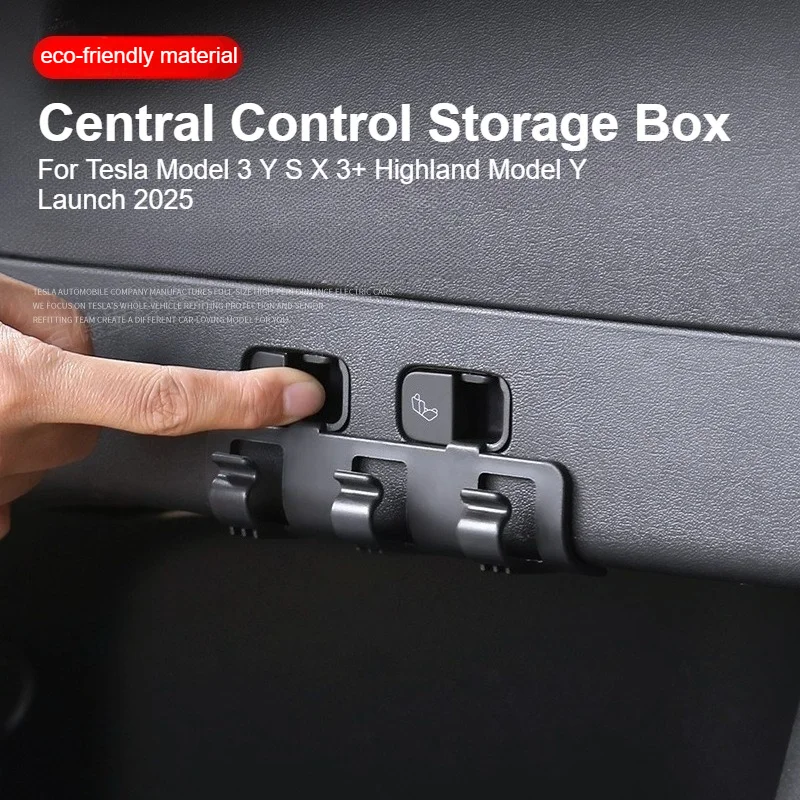 

For Tesla Model 3 Y S X 3+ Highland Model Y Launch 2025 Seat Backrest Hook Front Seat Hanger ABS Storage Rack Car Accessories