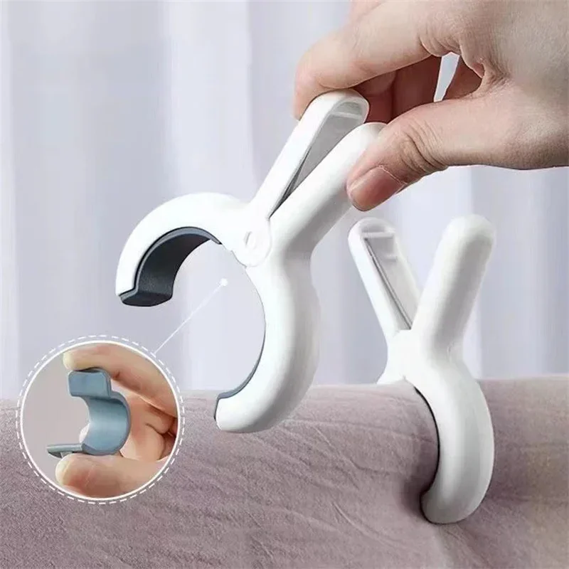 vvocci Windproof Clip Clothes Organizer Cotton Quilt Hanger Large 1/2/4Pcs Clothespins Clothes Pegs Dry Quilt Single Household