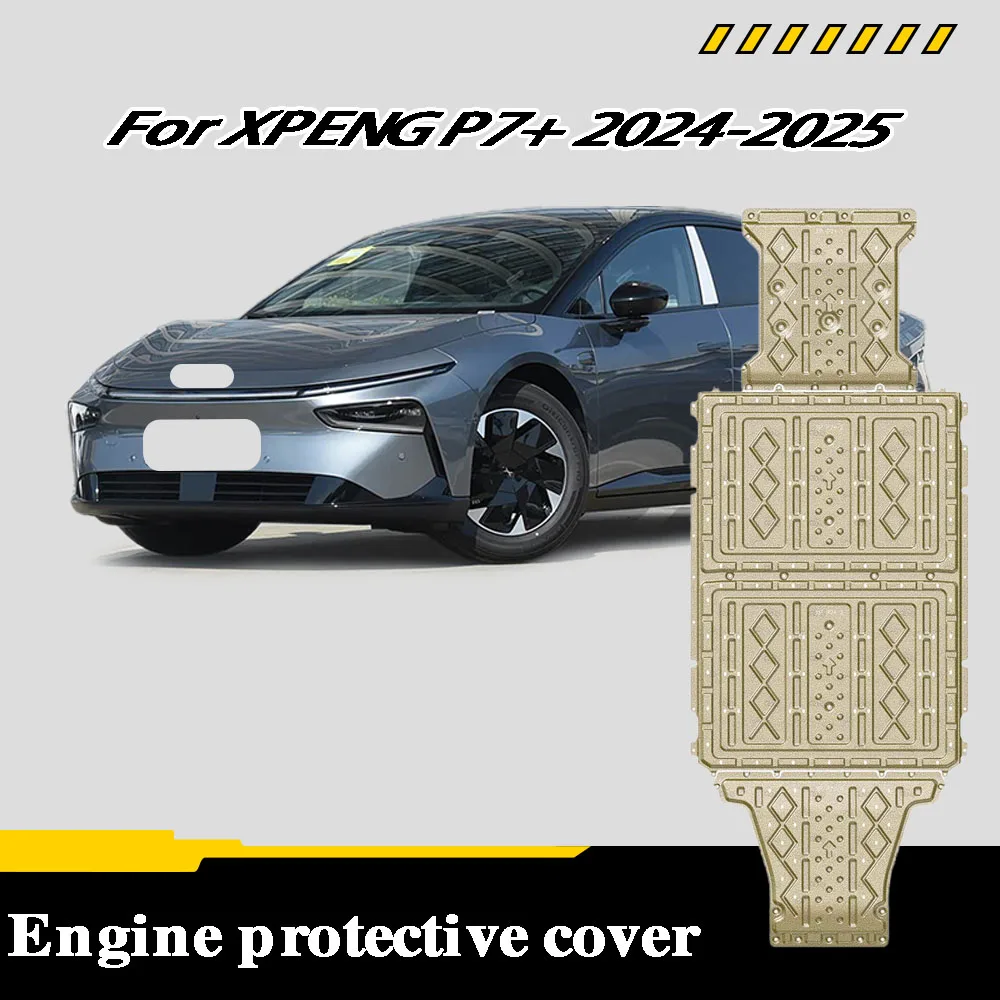 

Protective Plate For Water Tank Engine Transmission Chassis Guard Board Al-Mg Alloy For XPENG P7+ 2024-2025 615KM 725KM 685KM