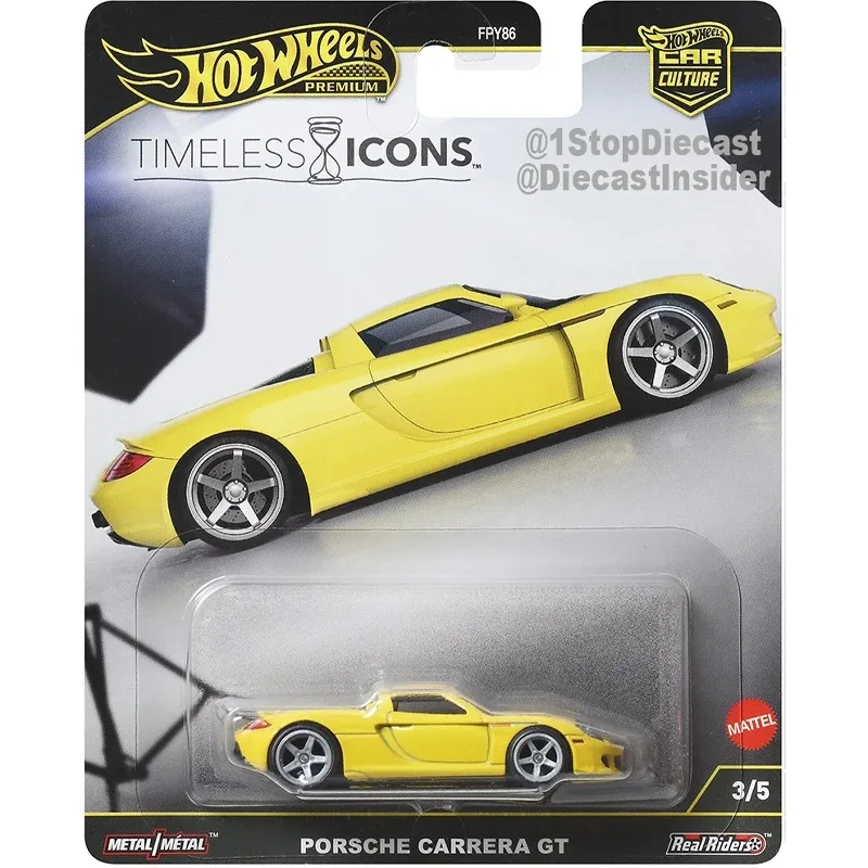 Afbeelding 5: 1:64 Originele Hot Wheels Premium Tijdloze Pictogrammen Porsche Metal Riders Model Ferrari Koenigsegg Nissan Lexus Sedan Jongens Speelgoed Auto