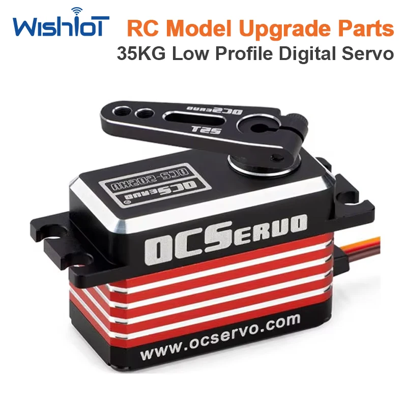 8.4V 35KG High Voltage Digital Servo 0.10S/60° Coreless Motor Full Metal Gear Low Profile Waterproof Servo For RC Robot