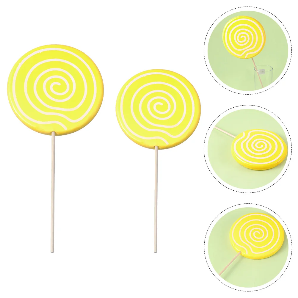 

Photography Prop Scene Decorative Props Lollipop Model Fake Simulation Decoration Food Adornment Children’s Toys