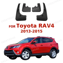 Set Mud Flaps For Toyota RAV4 2013-2015 Mudflaps Splash Guards Mud Flap Mudguards Fender