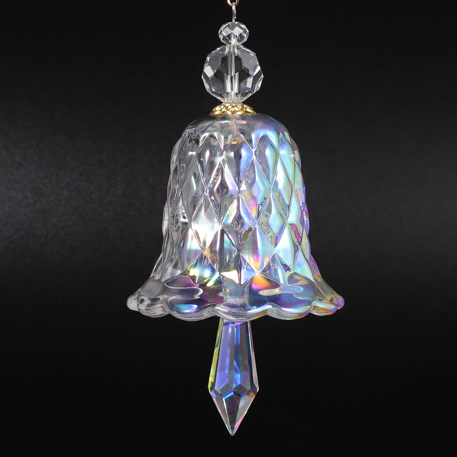 

2Pcs Hanging Crystal Sun Catcher Prism for Window Garden Outdoor Decor Rainbow Light Reflector Pendant Home Decoration