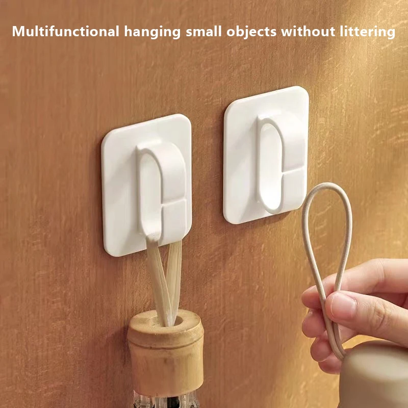 2Pcs Circular Hook Hair Comb Brush Storage Rack Punch-free Wall Mounted Organizer Bathroom Accessories Storage Cabinet Rack