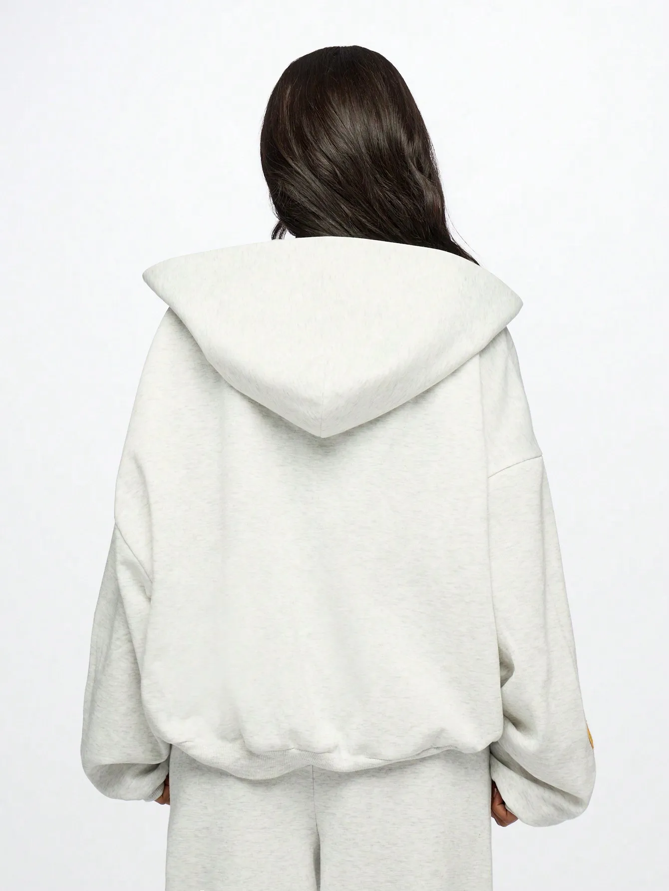 Sudadera con capucha y cremallera completa con parche universitario para mujer Y2K Streetwear con número 23, traje informal de otoño e invierno